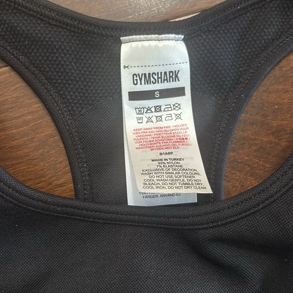 Gymshark Women's Black Sports Bra‎ - Picture 2 of 3
